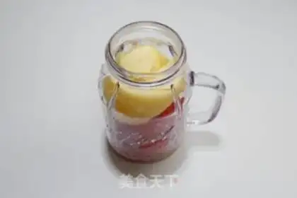 Make Holy fruit apple juice step 2