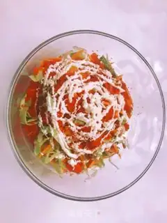 Make Fishseed vegetable salad step 5