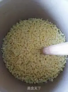 Make Green bean cake step 3