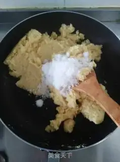 Make Green bean cake step 7