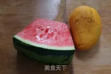 Make Mango watermelon juice step 0
