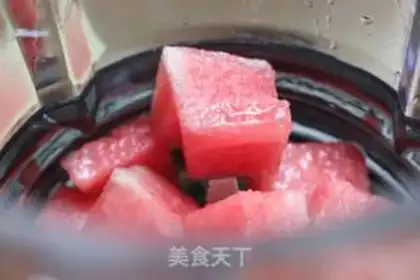 Make Mango watermelon juice step 5