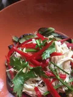 Make A hand tore with eggplant step 7