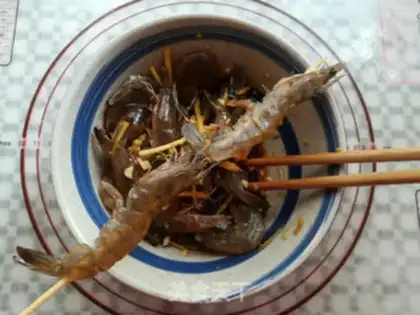 Make Shrimp string step 7