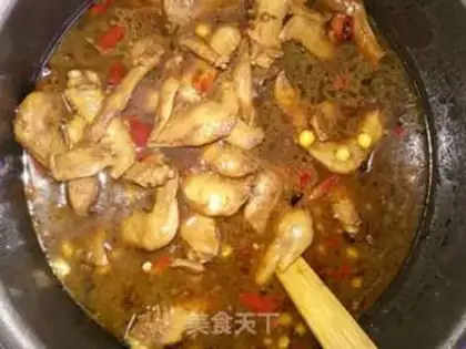 Make Spicy duck wings step 7