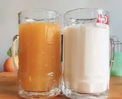 Make Pear milk juice step 4