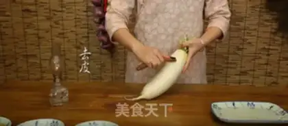 Make The radish step 0