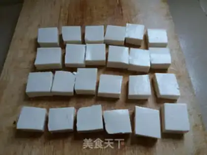 Make ♪ A tofu-burned wood ♪ step 1