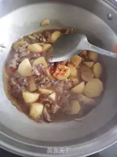 Make Chicken heart stew of potatoes step 6
