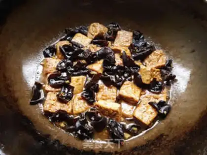 Make ♪ A tofu-burned wood ♪ step 9