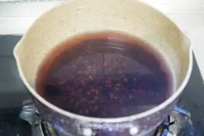 Make Mango black rice step 1