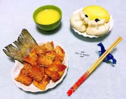 Make Fried salmon bones step 9