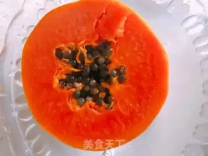 Make Sour papaya step 1