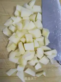 Make Toast apple pudding step 1
