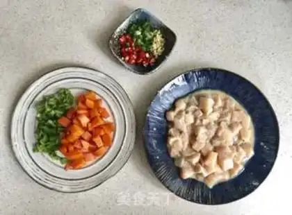 Make Spicy chicken step 1