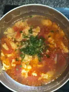 Make Tomato egg soup step 5