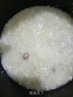 Make Peanut wheat rice porridge step 1