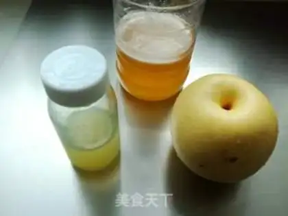Make Lemon pears juice step 0