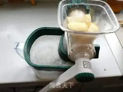 Make Lemon pears juice step 2
