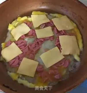 Make Ham cheesecake step 2