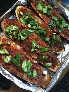 Make Garlic eggplant step 10