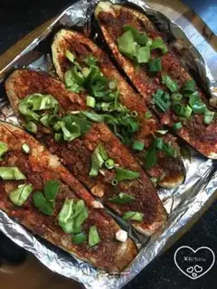 Make Garlic eggplant step 11
