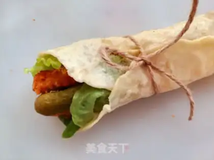 Make Mexican chicken rolls step 21