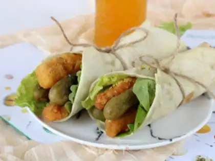 Make Mexican chicken rolls step 22