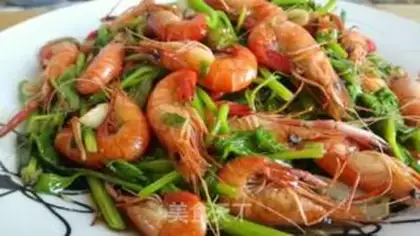Make Celery and shrimp step 6