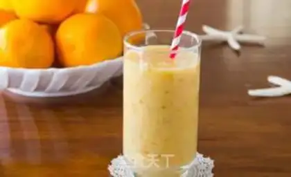 Make Tropical Day Milkshake step 2