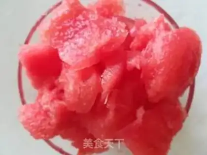 Make Fresh watermelon juice step 1