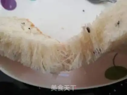 Make Super-sweet, black-sesame toast step 1