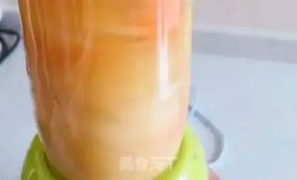 Make Sweet carrot orange juice step 4