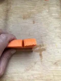 Make Vegetable flowers step 1