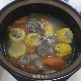 Make Carrot corn chop soup step 3