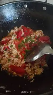 Make Tomato fried eggs step 6