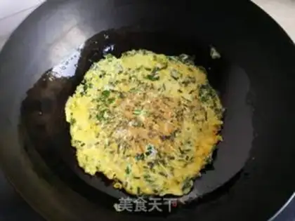 Make Shrimp omelet step 5