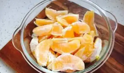 Make Fresh orange juice step 2