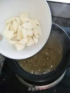 Make Porridge of the millet step 5