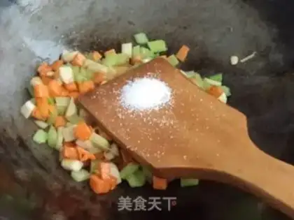 Make Weenie fried rice step 7