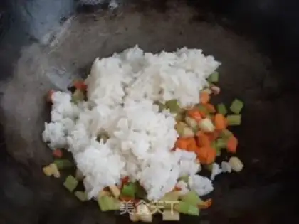 Make Weenie fried rice step 8