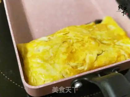 Make Children baked eel and egg burns step 6