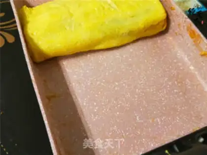 Make Children baked eel and egg burns step 7