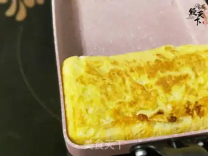 Make Children baked eel and egg burns step 9