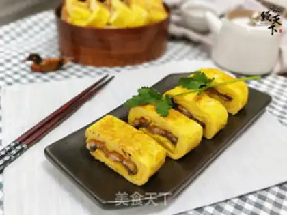 Make Children baked eel and egg burns step 10