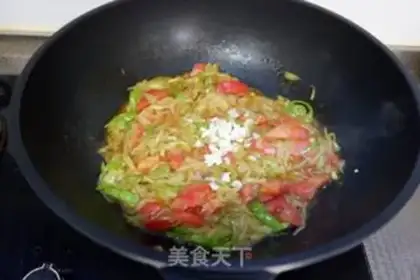Make Tomato fried cheese step 7