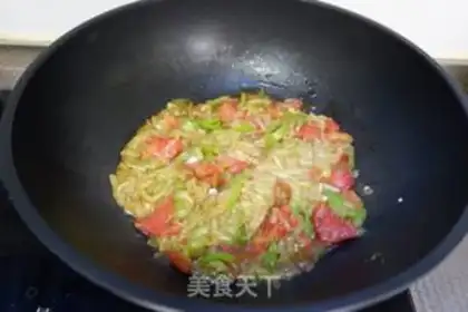 Make Tomato fried cheese step 8