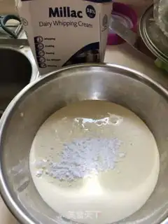 Make Fruit birthday cake step 4