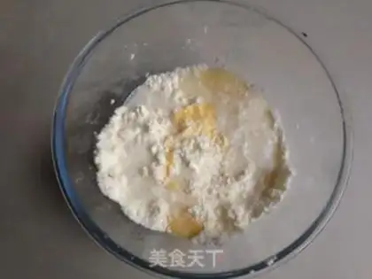Make Red bean pie step 2