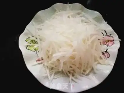 Make Clean up the radish step 1